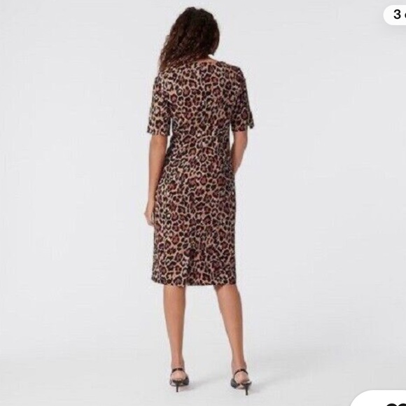 J. Crew leopard sheath dress size 8 NEW WITH TAGS - Picture 2 of 8